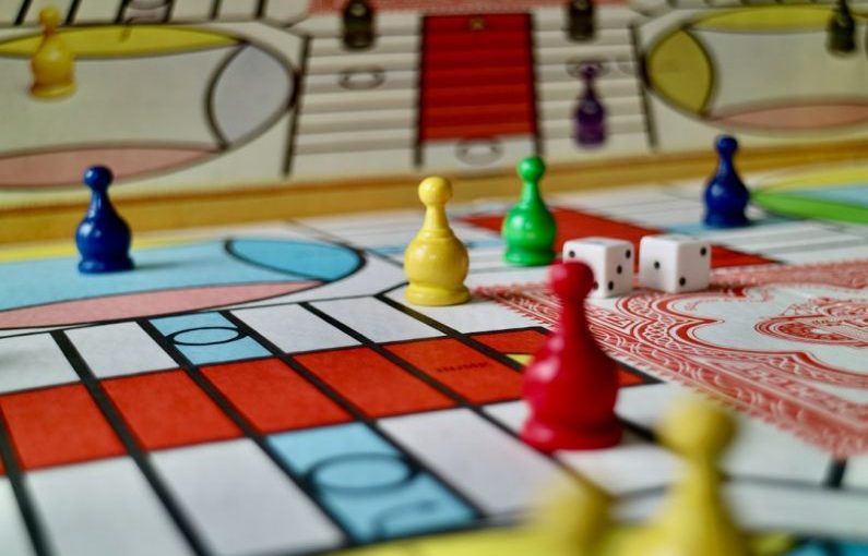 Board Games - yellow red and green plastic toy