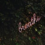Self-Taught Carving - Breathe neon signage